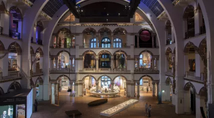 Main hall of the Tropenmuseum in Amsterdam