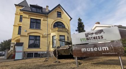 Exterior of the Eyewitness War Museum in Beek.