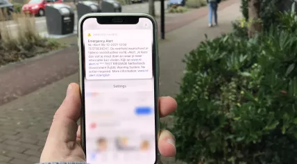 NL-Alert test message sent on 6 December 2021