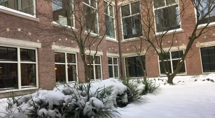 Snow in Amsterdam, 9 February 2021