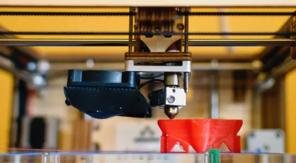 3D printer in action