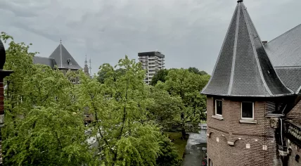 Storm clouds over Amsterdam Oost. 19 May 2022