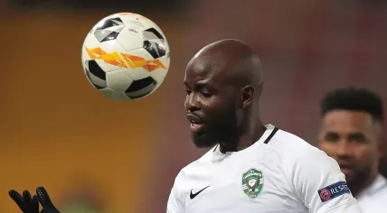 Jody Lukoki with PFC Ludogorets Razgrad, 28 November 2019