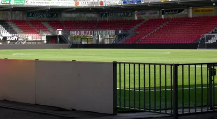 A inside view of the Erve Asito Stadion (Polman Stadion), Almelo, Netherlands.