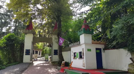An entrance at Sprookjesbos in Valkenburg, Limburg. 21 Aug. 2019