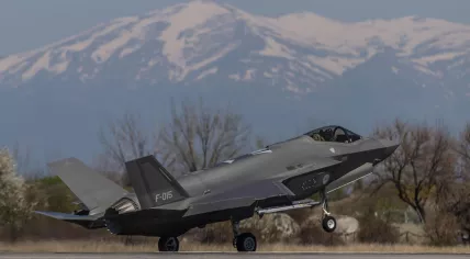 A Dutch F-35 in Bulgaria