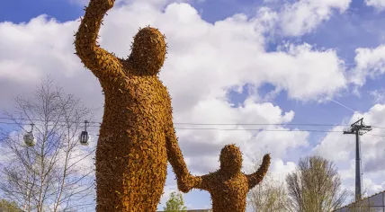 Beehold artwork at Floriade Expo 2022 in Almere.