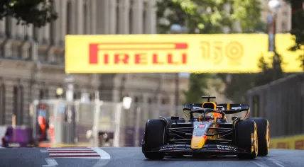 Dutch Formula One driver Max Verstappen of Red Bull Racing in action during the Formula One Grand Prix of Azerbaijan at the Baku City Circuit in Baku, Azerbaijan. June 12, 2022.
