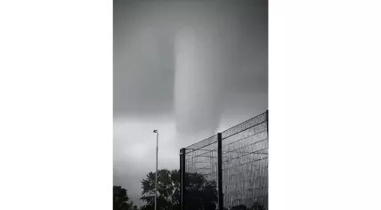 A tornado strikes Zierikzee in Zeeland. 27 June 2022