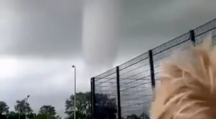 A tornado strikes Zierikzee in Zeeland. 27 June 2022