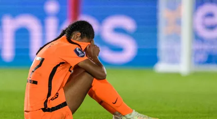 Esmee Brugts disappointed after loss during the UEFA Women's EURO England 2022 quarter final