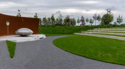 The MH17 National Monument in Vijfhuizen, Noord-Holland, on 20 May 2021