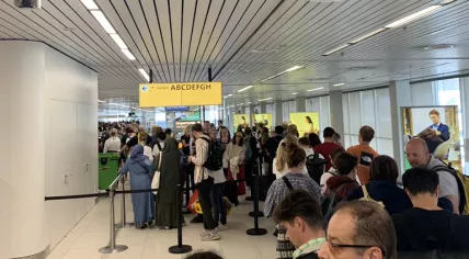 Long lines at Schiphol Airport have been a familiar site for over two months. 9 July 2022