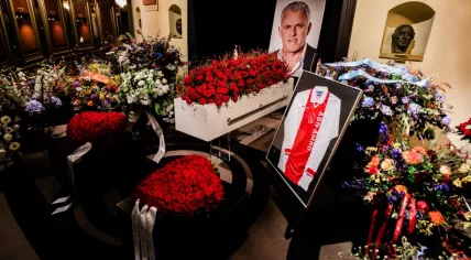 The memorial for Peter R. de Vries at the Carre in Amsterdam. 21 July 2021