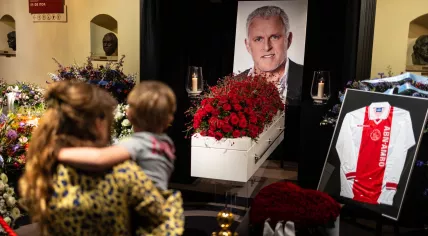 The memorial for Peter R. de Vries at the Carre in Amsterdam. 21 July 2021