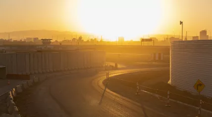 The military base in Erbil, Iraq. August 2022