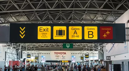 The departure hall at Brussels Airport in July 2019