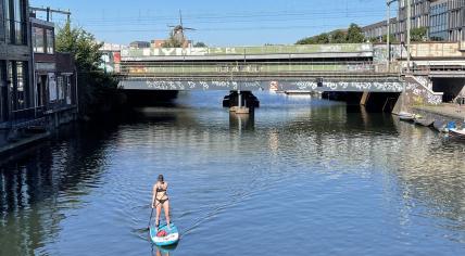 A hot summer's day in Amsterdam, 11 August 2022