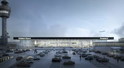 Design concept for Schiphol's planned new terminal