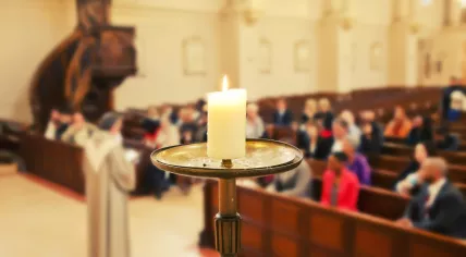 Catholic church service