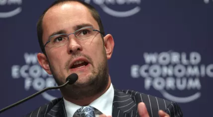 Vincent van Quickenborne at the World Economic Forum Meeting of the New Champions in Dalian, China in September 2009.