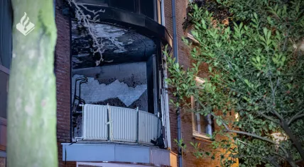 An explosion and a fire destroyed four apartments on Zuiderkerkhof in Amsterdam. 8 October 2022