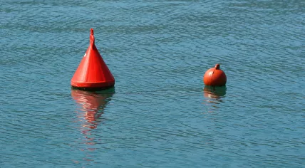 Buoy in the sea