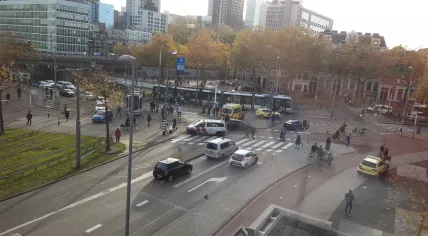 Two RET trams collided in Rotterdam, leaving nine injured. 27 October 2022 