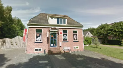Google street view of house with swastikas.