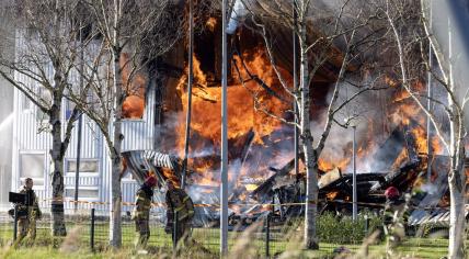 A fire at Startblok Riekerhaven in Amsterdam Nieuw-West led to a partial building collapse affecting dozens of residents. 13 November 2022