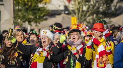 Revelers kick off the start of carnival season in Den Bosch, Noord-Brabant, 11 November 2022