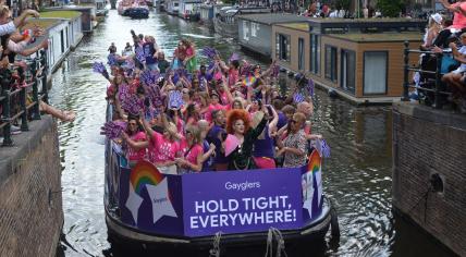 The Canal Pride parade during Pride Amsterdam 2022, 6 August 2022