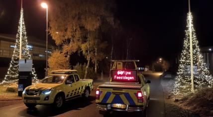 A Dutch roadside assistance truck extending well-wishes for the holidays. 22 December 2022