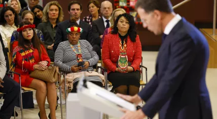 Prime Minister Mark Rutte offers formal apologies for the Dutch history of slavery during a speech in The Hague. 19 December 2022