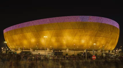 Lusail Iconic Stadium in Qatar in September 2022