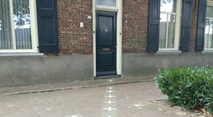 A home on the border of Baarle-Hertog, Belgium, and Baarle-Nassau in the Netherlands. July 2018