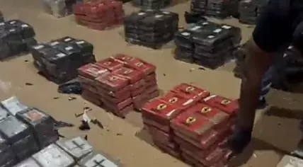 Cocaine seized on the Caribbean Sea, December 2022