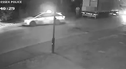 CCTV shows the first police officers responding to a lorry where 39 Vietnamese people were found dead. 23 October 2019