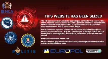 The Dutch police helped take down some 50 DDoS-for-hire websites, December 2022