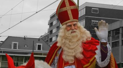 Sinterklaas at a celebration in The Hague. 16 November 2013