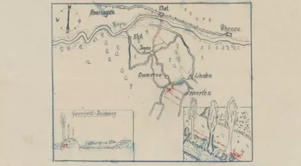 A Nazi treasure map rumored to show the hiding place of valuables looted during the defense of Arnhem