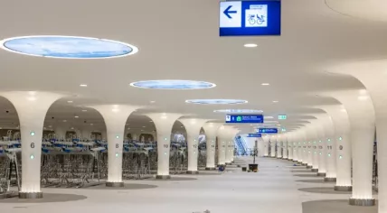 Stationplein bicycle garage under Amsterdam Central Station