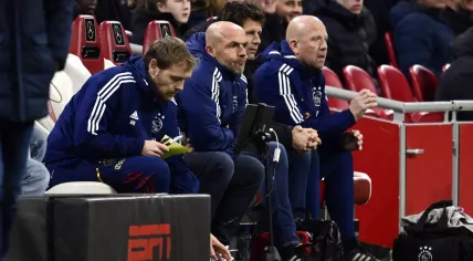 Ex-Ajax coach Alfred Schreuder during the Dutch eredivisie match between Ajax Amsterdam and FC Volendam in the Johan Cruijff ArenA on 26 January 2023 in Amsterdam, Netherlands.