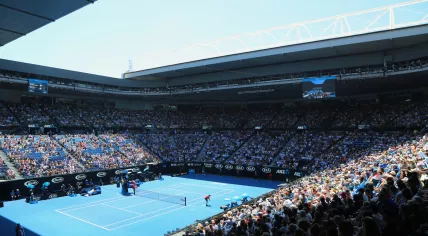 Rod Laver arena in the Australian Open