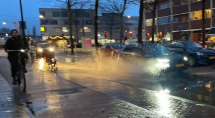 A wet evening in Amsterdam, 15 January 2023