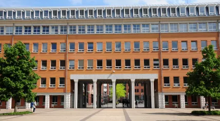 Main entrance gate of the Court building Den Bosch