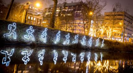 I light U - light festival in Utrecht, January 2023