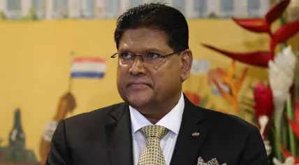 Suriname president Chan Santokhi
