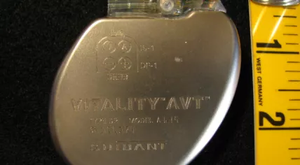 Guidant internal defibrillator