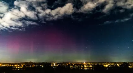 Northern lights above the Netherlands, 27 February 2023